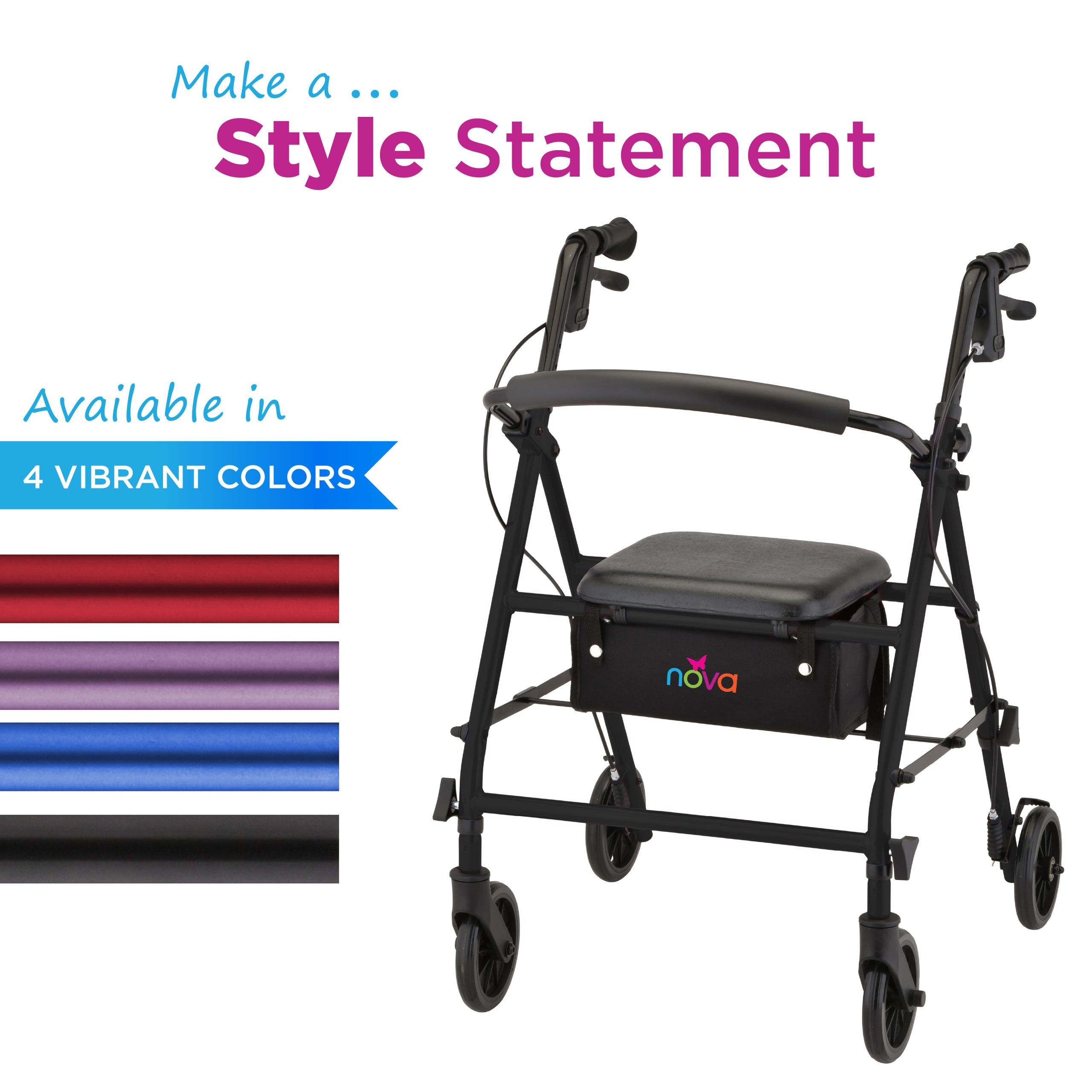 Nova Breeze Rollator - Ray Fisher Medical